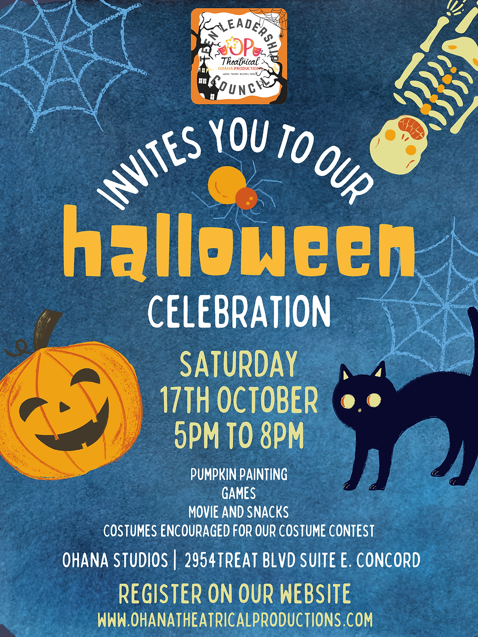 Ohana Teen Leadership's Halloween Celebration