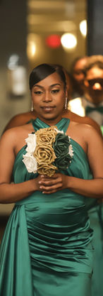 maid walking down the aisle during a wedding ceremony, captured in a natural documentary wedding photography style.