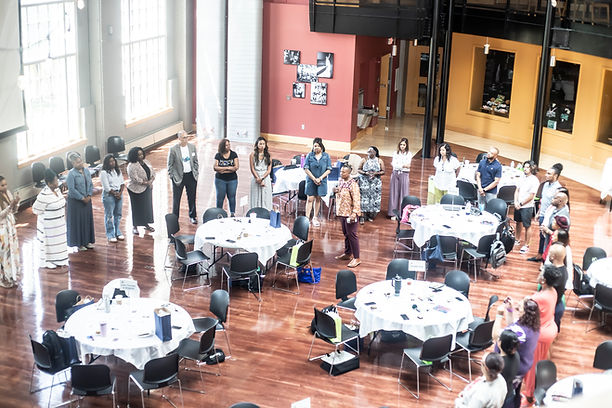 Large group conference session during Teach Plus educational event in Chicago photographed by Walking Visions Photography