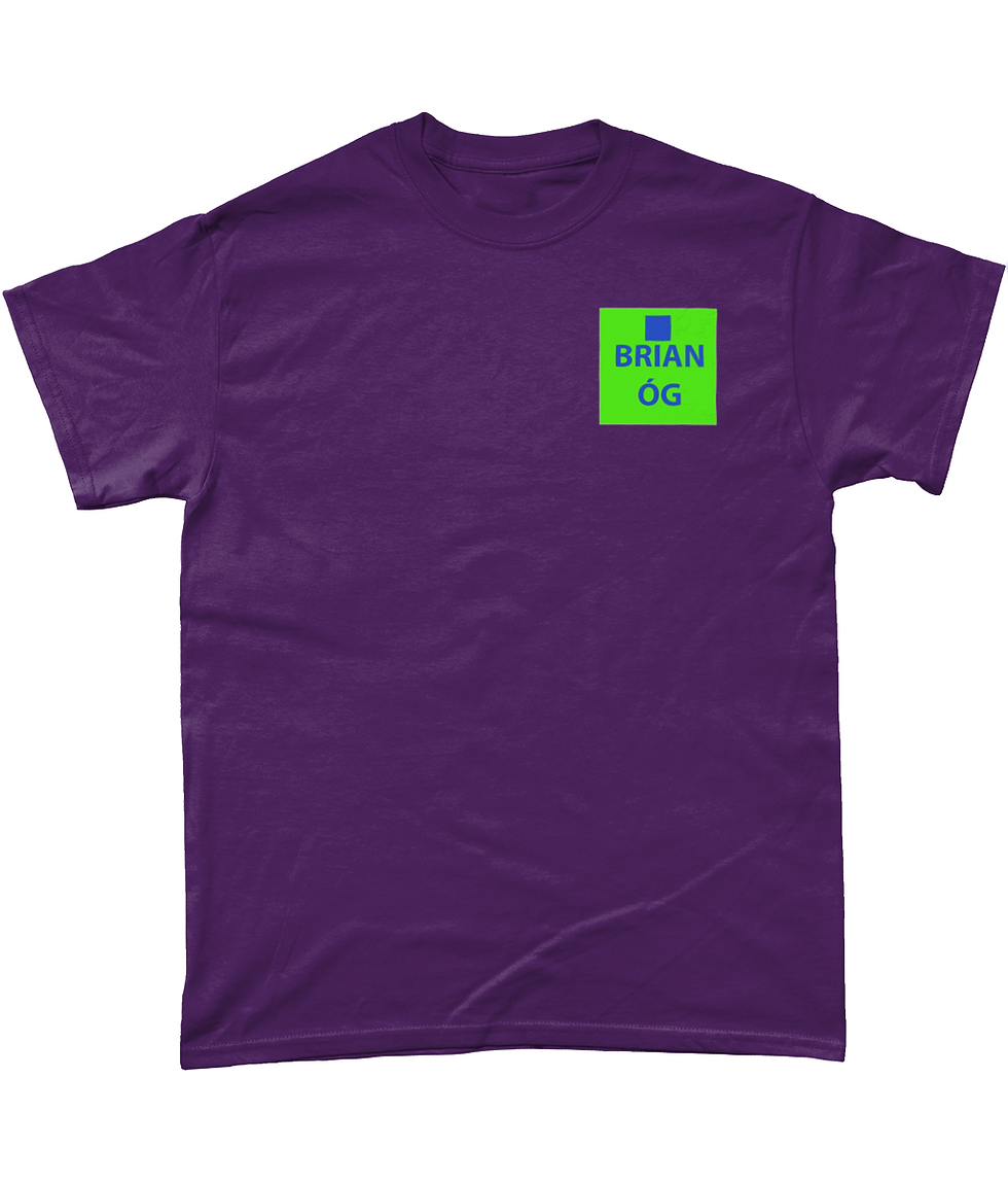 Thumbnail: Gildan Heavy Cotton T-Shirt Brian Og Logo Brian Og Logo Inverse