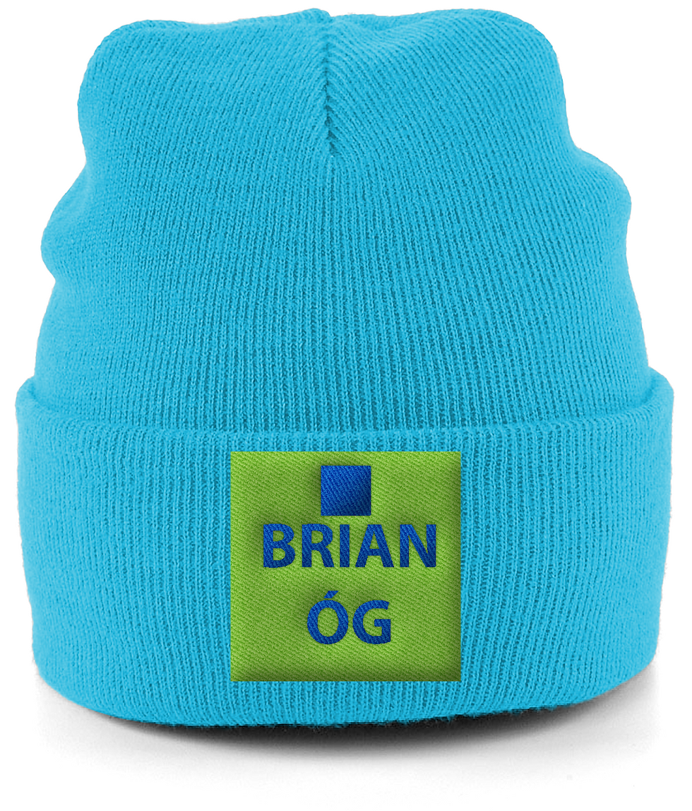 Thumbnail: Cuffed Beanie Brian Og Logo Inverse