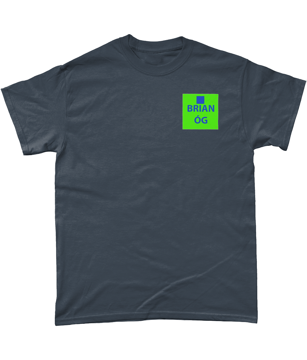 Thumbnail: Gildan Heavy Cotton T-Shirt Brian Og Logo Brian Og Logo Inverse