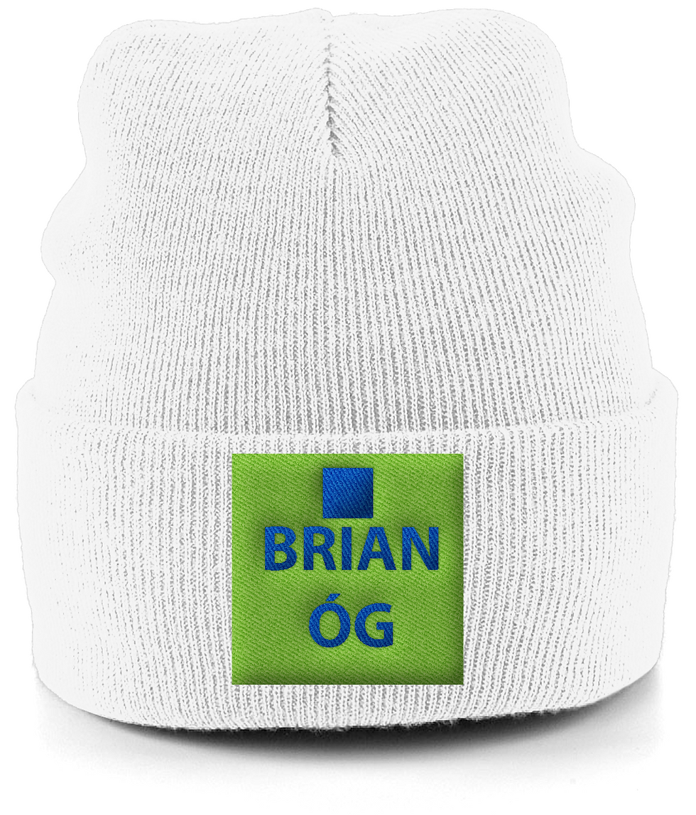 Thumbnail: Cuffed Beanie Brian Og Logo Inverse