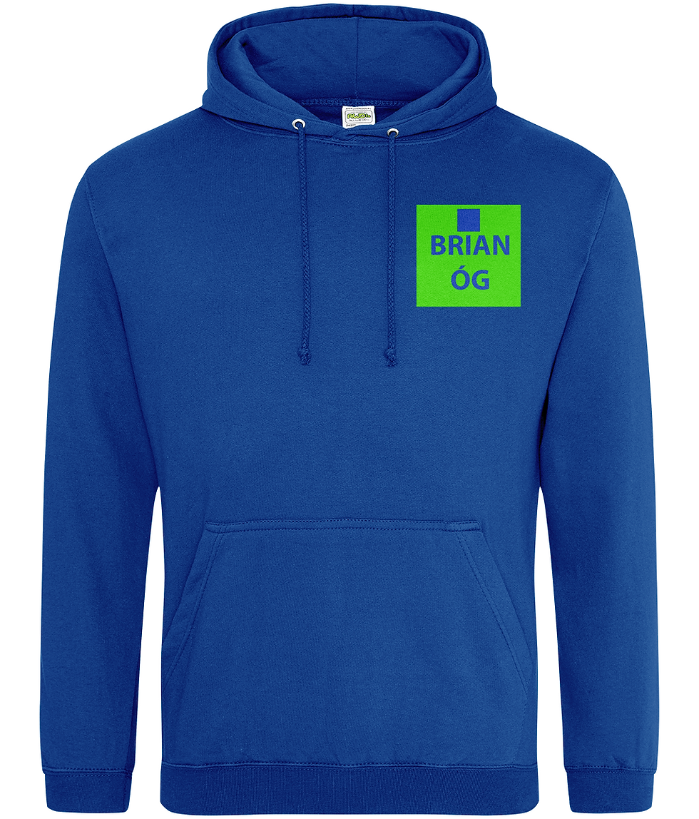 Thumbnail: AWDis College Hoodie Brian Og Logo Brian Og Logo Inverse