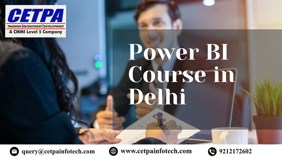 Power BI Course in Delhi Build Practical Data Skills