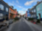 Olufsvej la strada più colorata di Copenaghen, Ostebro, Danimarca
