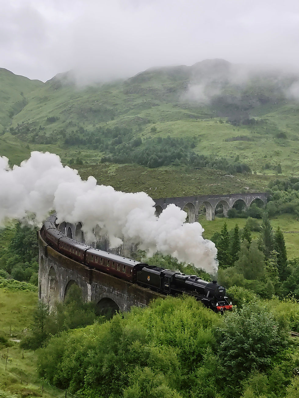 The Jacobite Train - Glenfinnan Viaduct