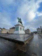 Statua di Federico V, Amalienborg Slot, Copenaghen Danimarca