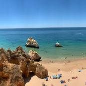 Praia dos Tres Irmaos, Algarve, Portogallo