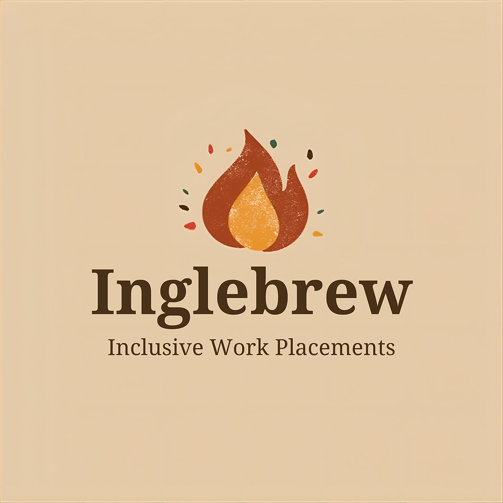 Inglebrew logo with campfire flame