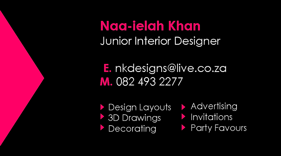 Business Cards for NK Designs