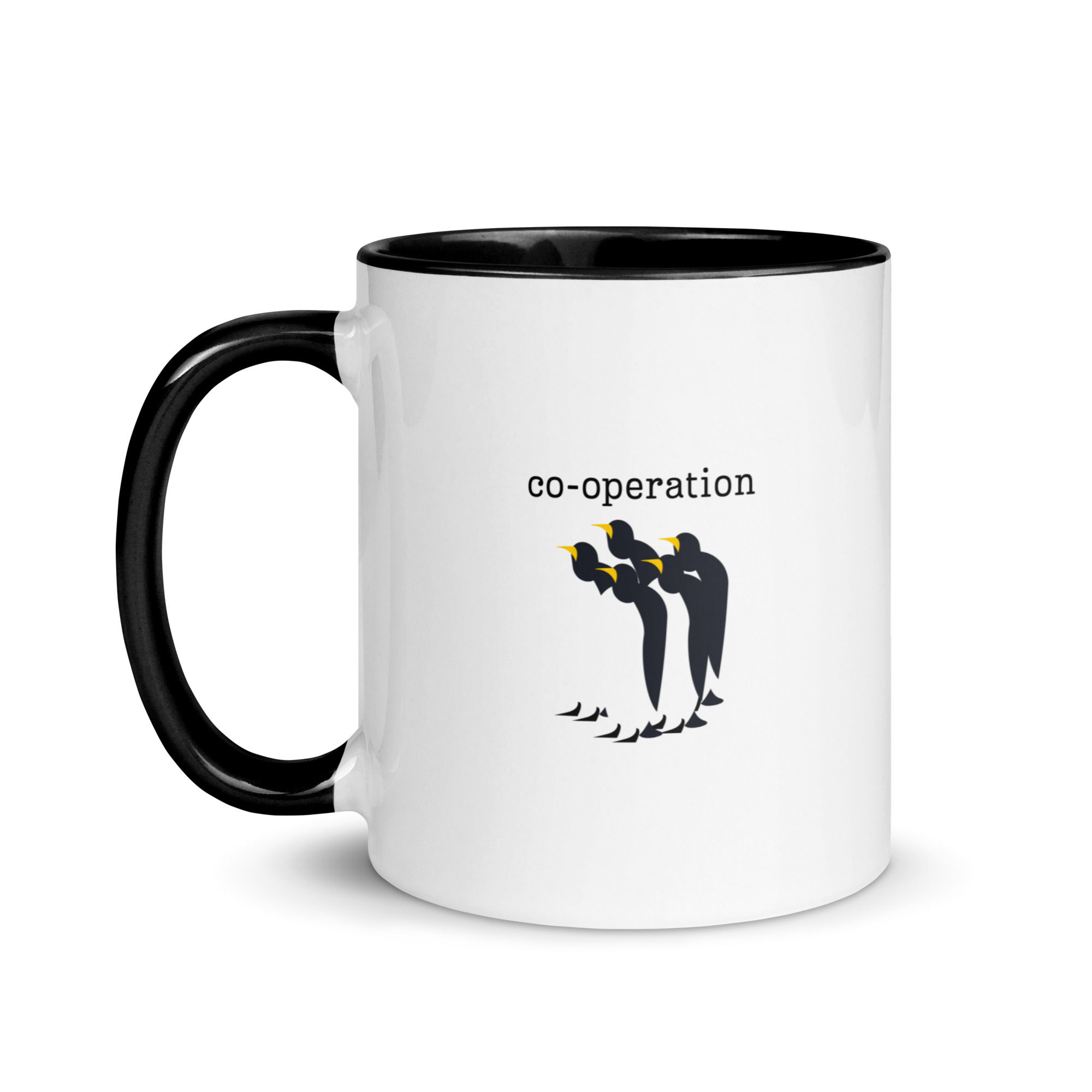 BW penguins Mug OCA