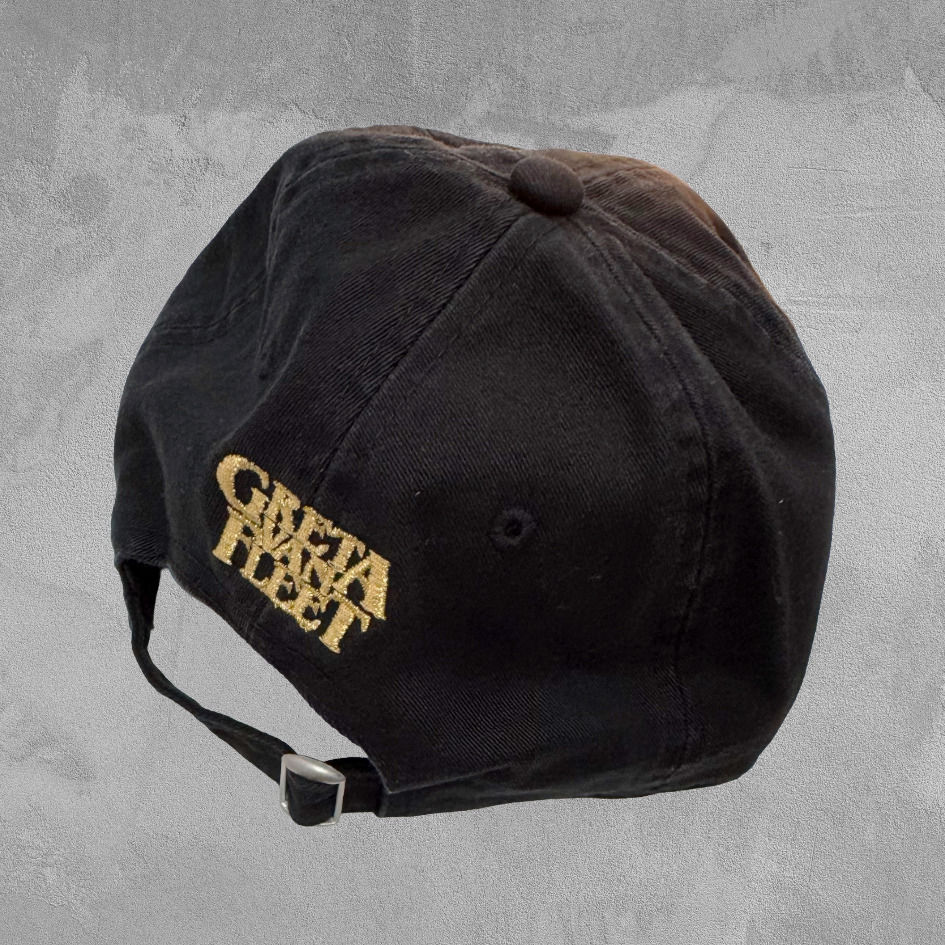 Thumbnail: Hat - GVF Baseball Cap, Black w/White Rose