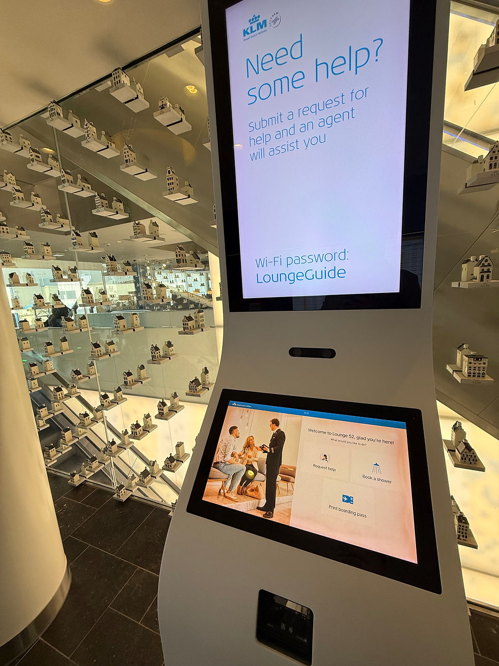 This is where you book to use a shower