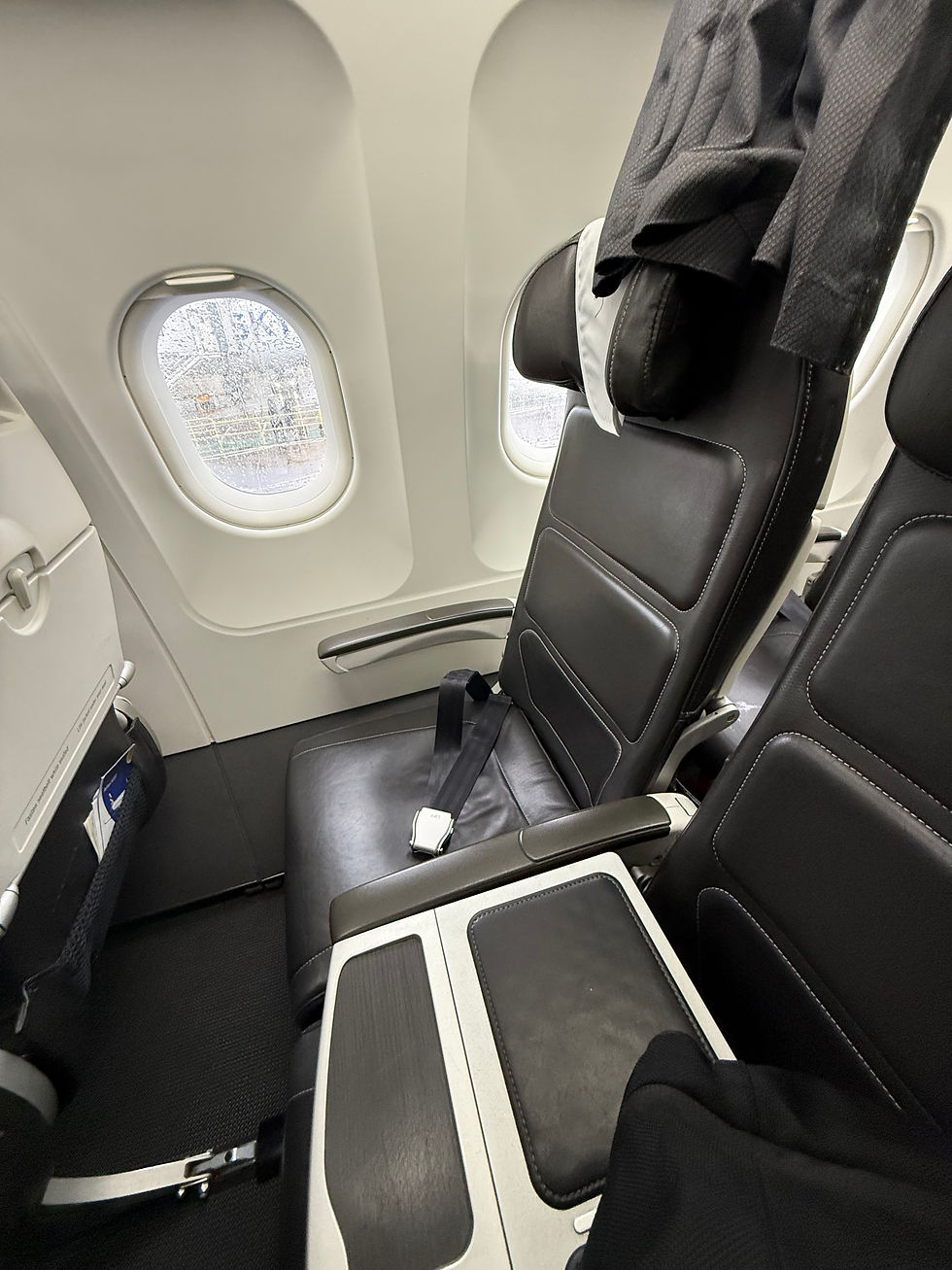 British Airways Club Europe seat on a Gatwick based A320