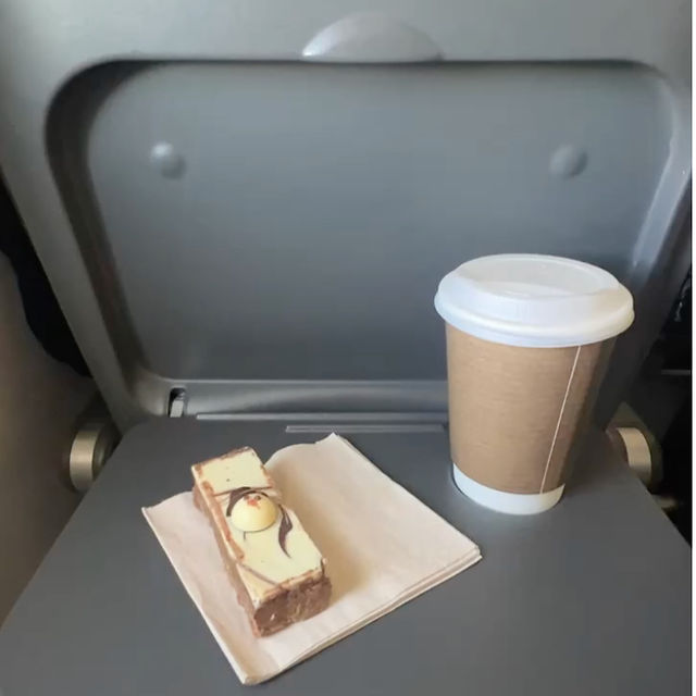 easyJet onboard food and drinks menu with snacks and refreshments available during flight