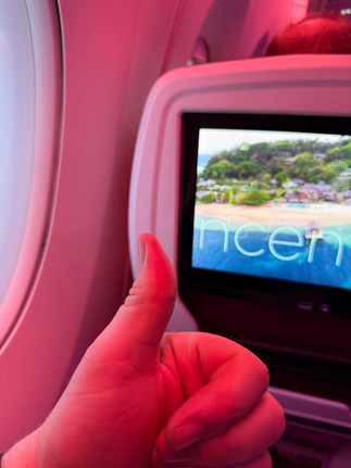 Virgin Atlantic Premium Economy inflight entertainment screen