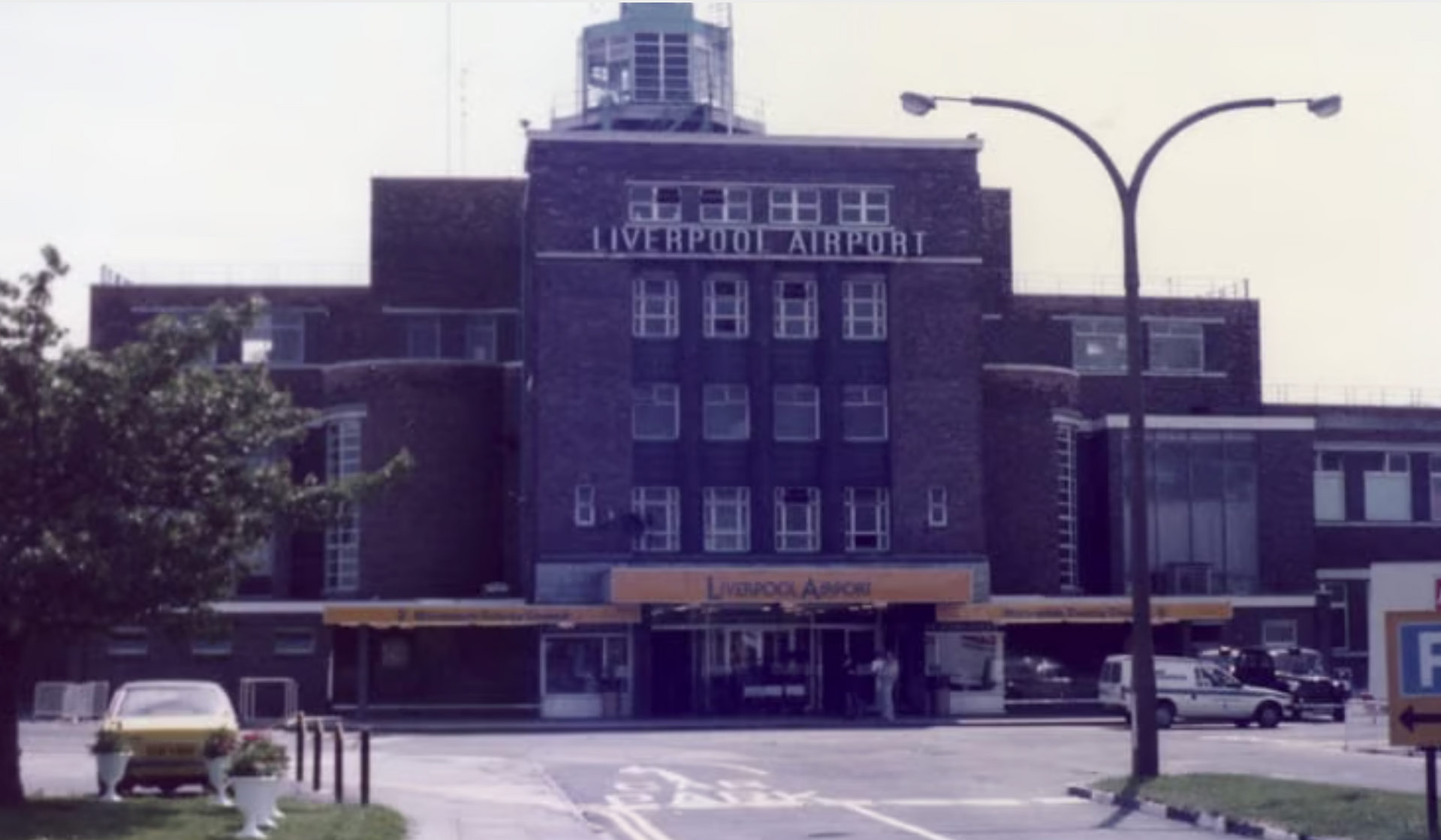 The former Liverpool Airport now the Crowne Plaza Hotel