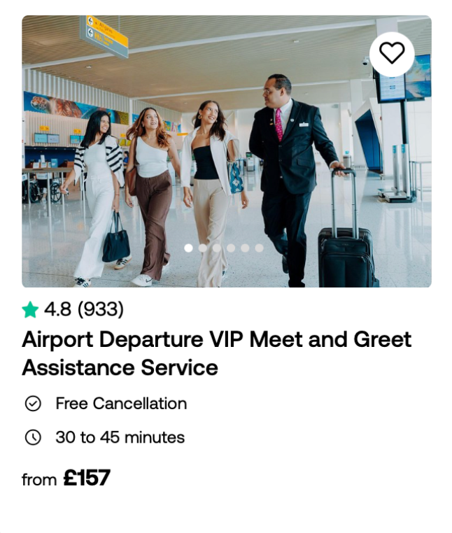 Aruba VIP Departure Fast Track and Lounge Access