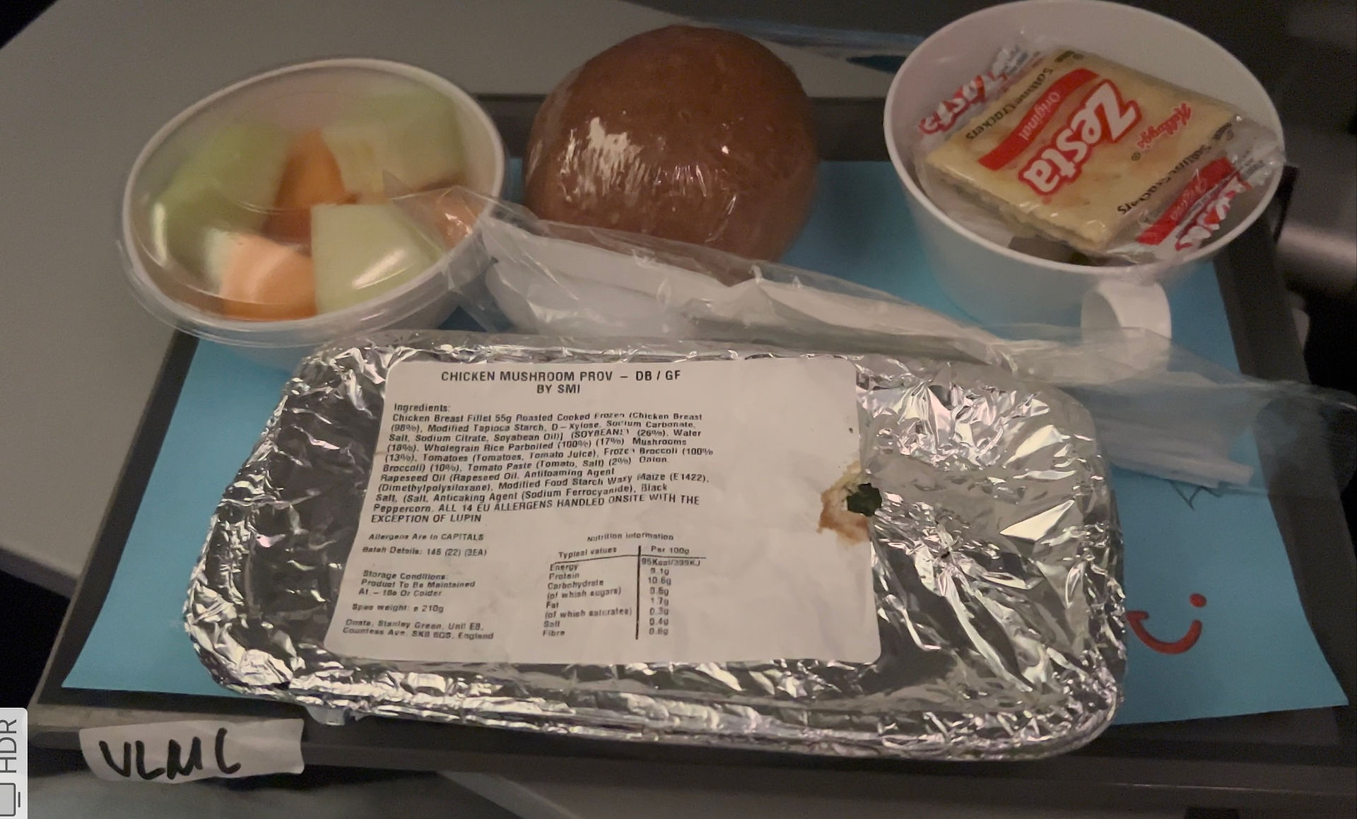 TUI 787 LONG HAUL FLIGHT REVIEW GATWICK MEALS