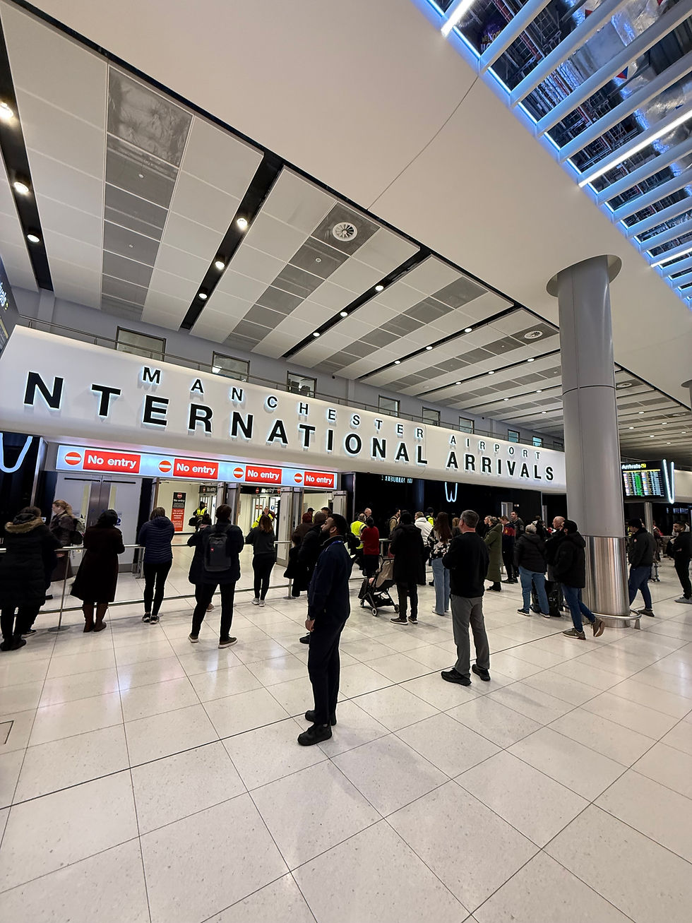 International Arrivals Manchester Airport Terminal 2 