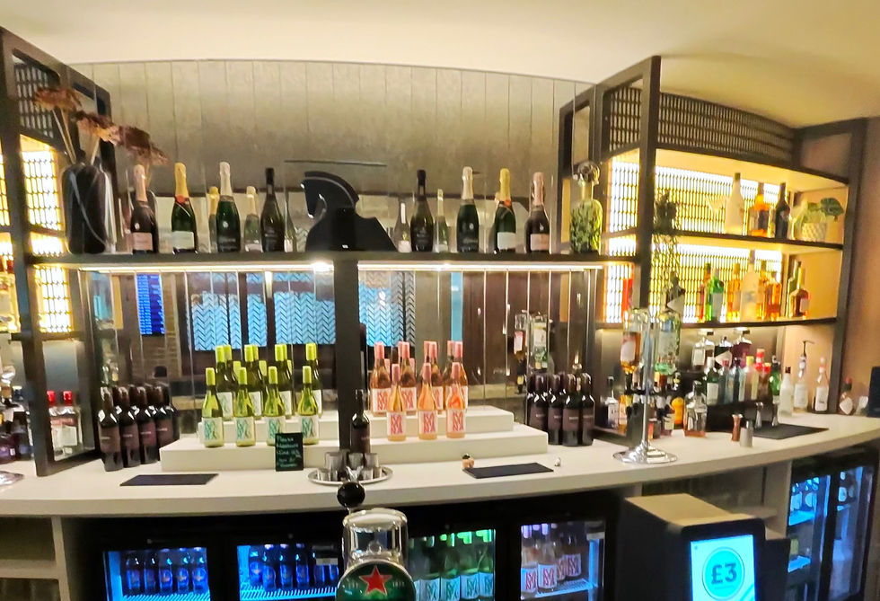 Bar area at Aspire Lounge Liverpool Airport?