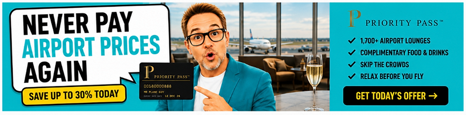 Priority Pass offer by Mr Plane Guy