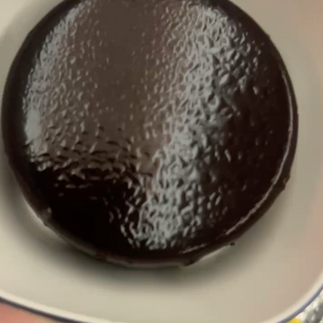 Dessert chocolate cake on Xiamen Airlines business class — sweet treat while earning Avios on flights to China.