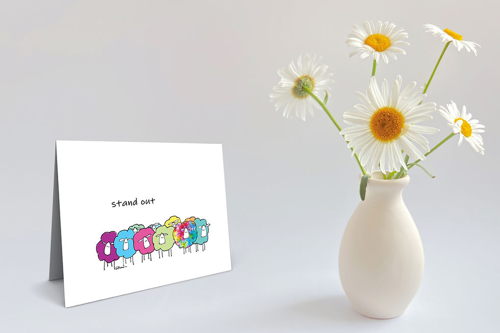 Thumbnail: cartoon farm animal greeting cards sheep