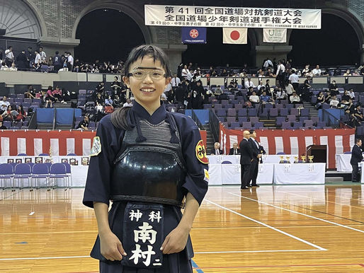 全国大会で戦い、多くのことを学びました