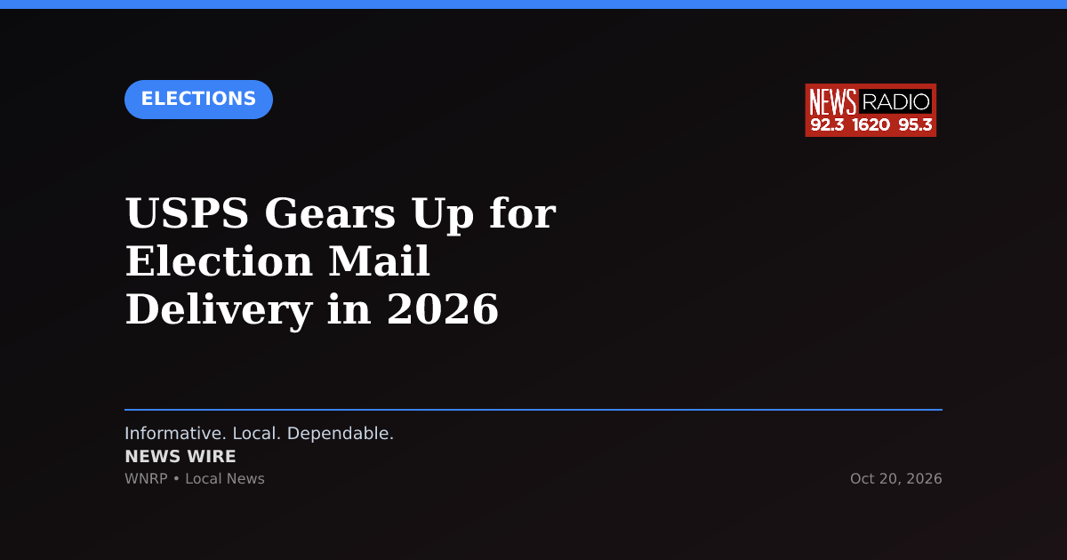 USPS Gears Up for Election Mail Delivery in 2026