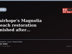 Fairhope's Magnolia Beach restoration finished after years of erosion