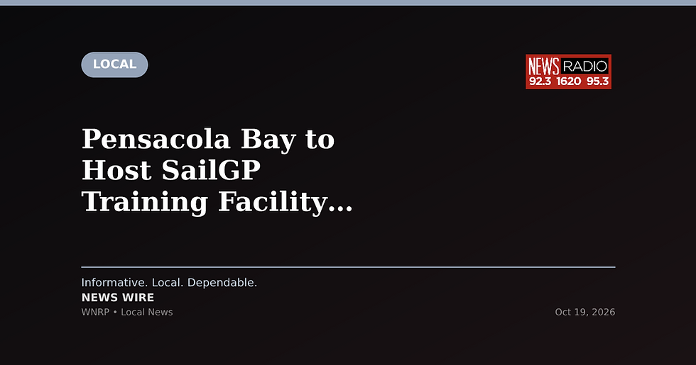 Pensacola Bay to Host SailGP Training Facility for High-Speed Racing Boats