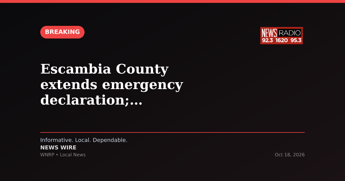 Escambia County extends emergency declaration; residents push for faster debris removal after Hurricane Issa