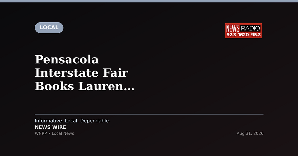 Pensacola Interstate Fair Books Lauren Alaina, The Band Perry for 2026