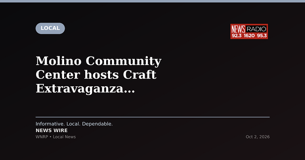 Molino Community Center hosts Craft Extravaganza Saturday