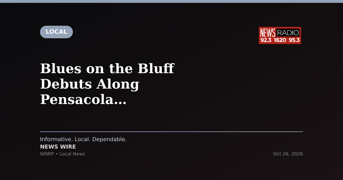 Blues on the Bluff Debuts Along Pensacola Waterfront