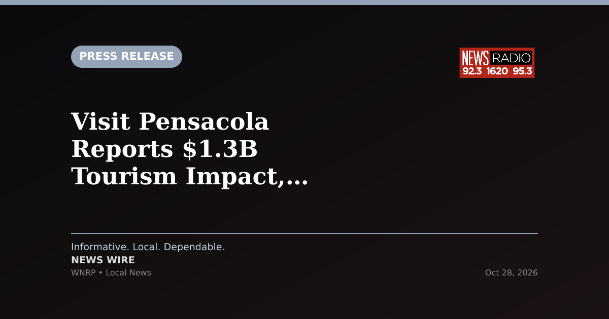 Visit Pensacola Reports $1.3B Tourism Impact, Installs New CEO Tony Lyle