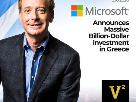 Tập đoàn Microsoft công bố khoản đầu tư khổng lồ vào Hy Lạp (Greece)