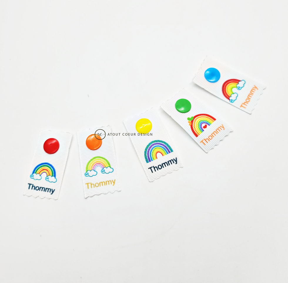 Thumbnail: Étiquettes pour couche Lavable - washable diaper tags Boy /garcon 