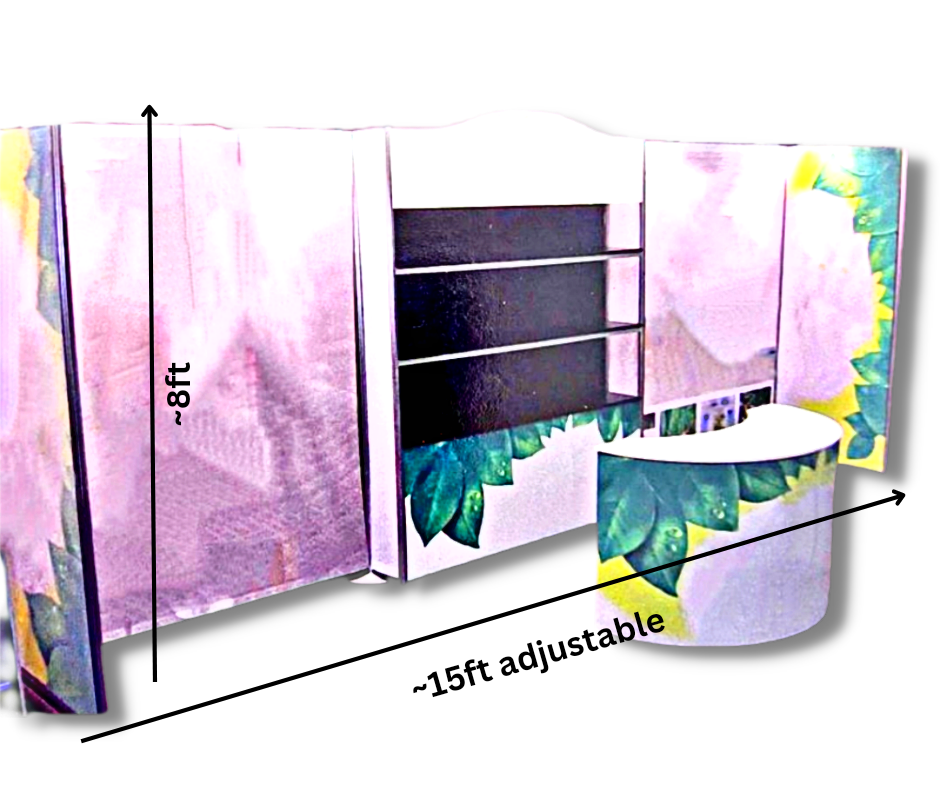 Thumbnail: RENTAL *** Trade Show Display | Booth | Craft Show | up to 15ft with light
