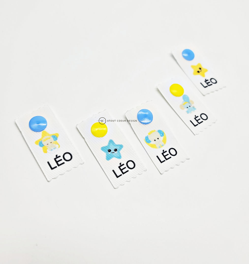 Thumbnail: Étiquettes pour couche Lavable - washable diaper tags Boy /garcon 