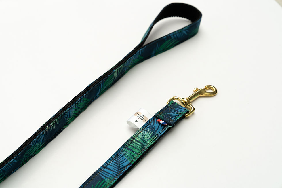 Miniature : Laisse Tropical Leaves