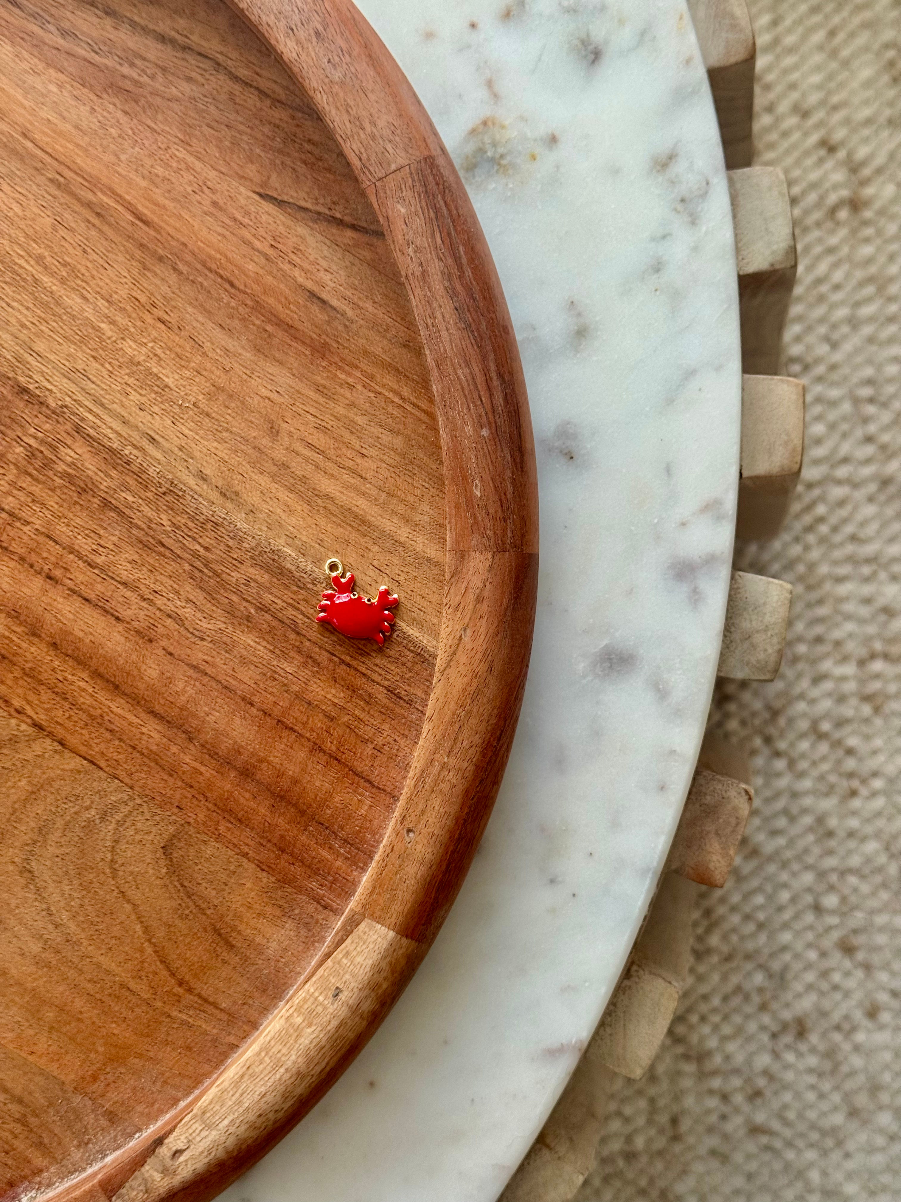 Charms "crabe rouge"