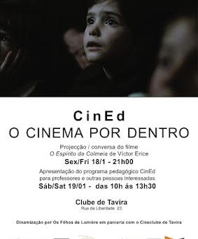 CINED IV | O Cinema por Dentro - Cineclube de Tavira - 19.01.2019