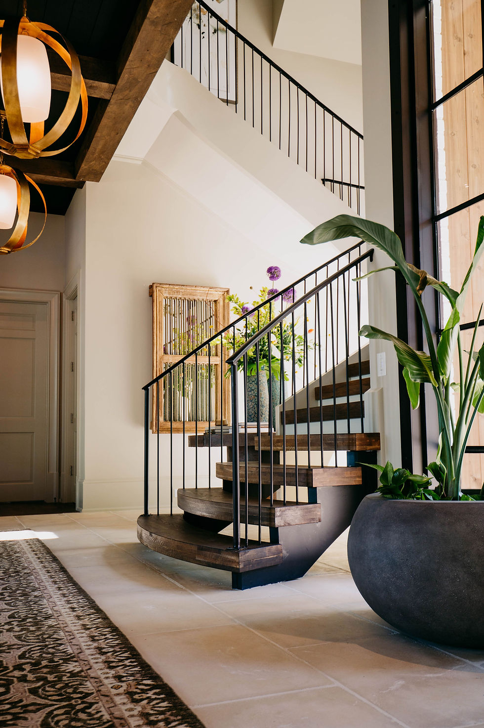 Luxury foyer design by Black Sheep Interiors