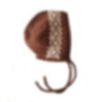 Organic cotton macadamia bonnet
