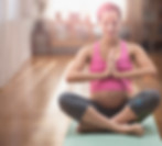 Pregnant Woman Meditating