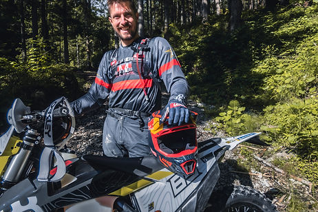 Hirscher switches skis for Hard Enduro bike at Red Bull Romaniacs