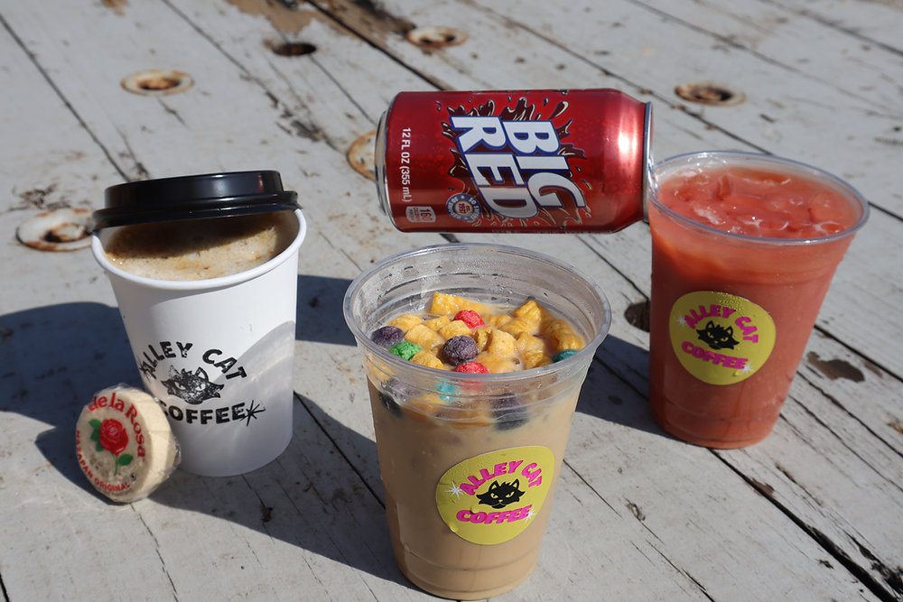 Alley Cat Coffee, one of the best San Antonio coffee shops is the